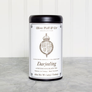 Darjeeling Teabags in Signature Tin | Oliver Pluff & Company