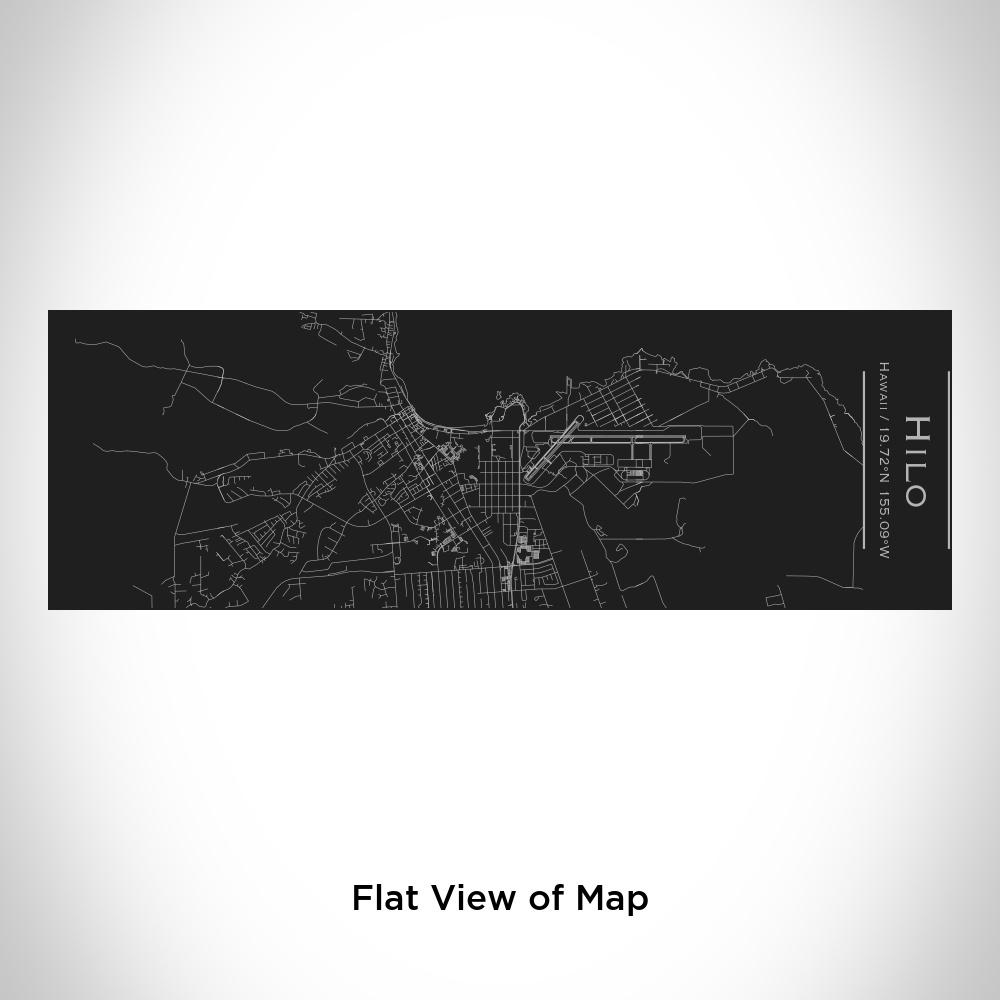 Hilo - Hawaii Map Insulated Cup in Matte Black