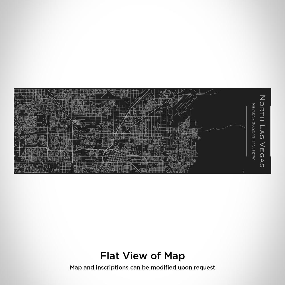 North Las Vegas - Nevada Map Insulated Cup in Matte Black