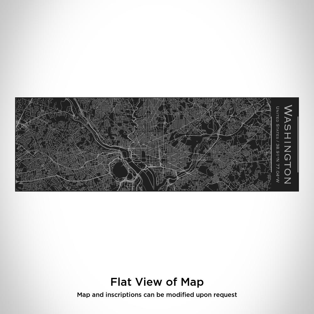 Washington - United States Map Insulated Cup in Matte Black